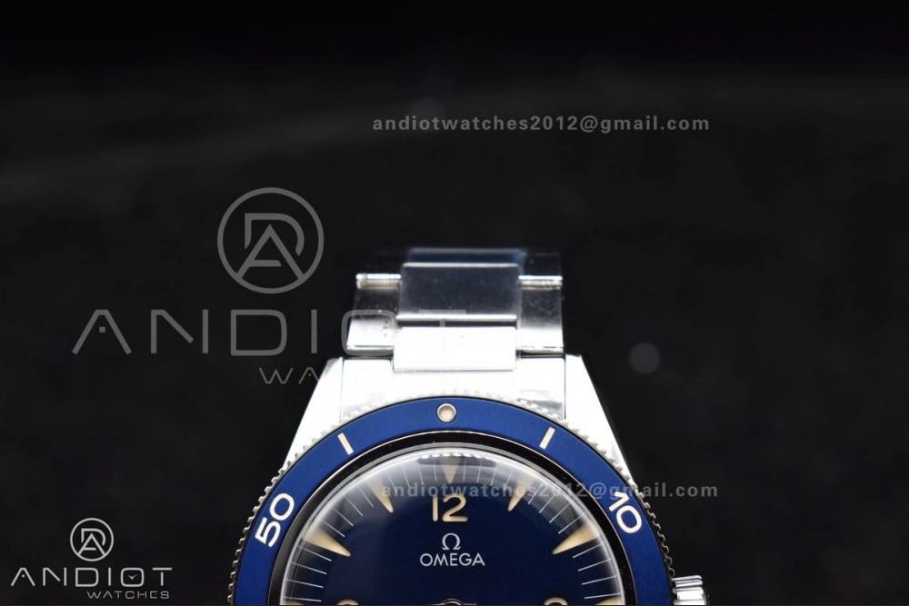 Seamaster 300 Heritage VSF 1:1 Best Edition Blue Dial On SS Bracelet A8912 Super Clone