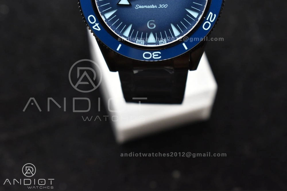 Seamaster 300 Heritage VSF 1:1 Best Edition Blue Dial on SS Bracelet A8912 Super Clone