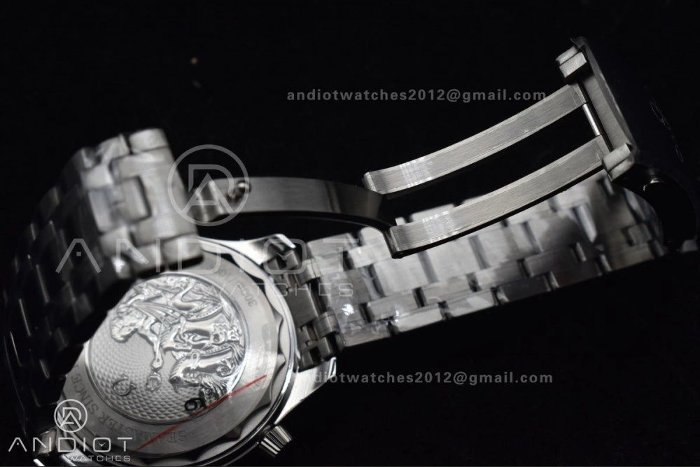 Seamaster 300 VSF 1:1 Best Edition Summer Blue Dial on SS Bracelet A8800