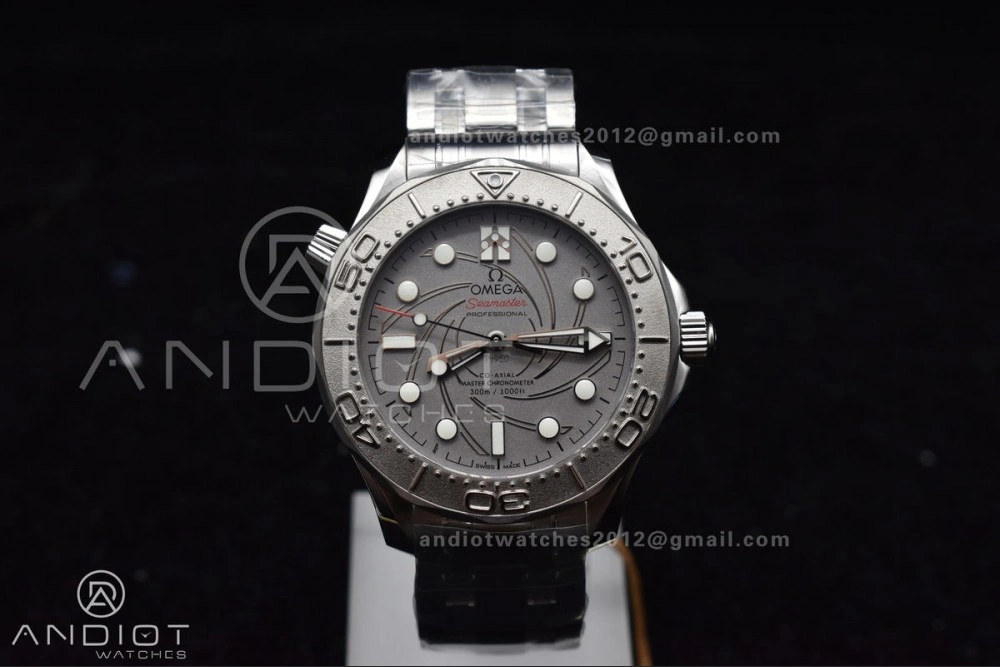 Seamaster 300M 007 Platinum VSF 1:1 Best Edition Gray Dial on SS Bracelet A8807