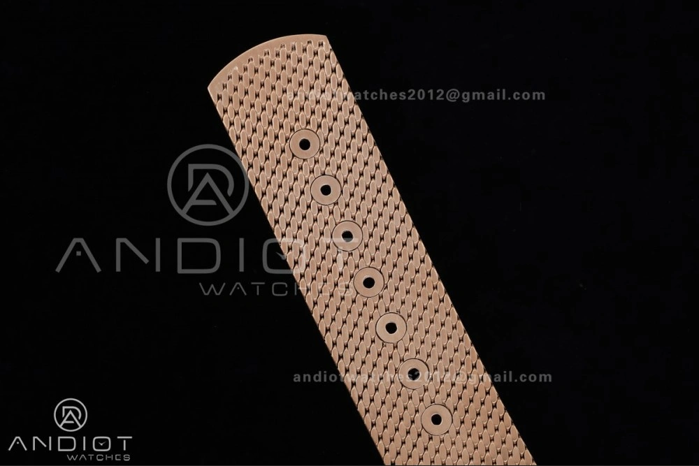 Seamaster 300M Diver Rose Gold VSF 1:1 Best Edition Black Dial on Mesh Bracelet A8806