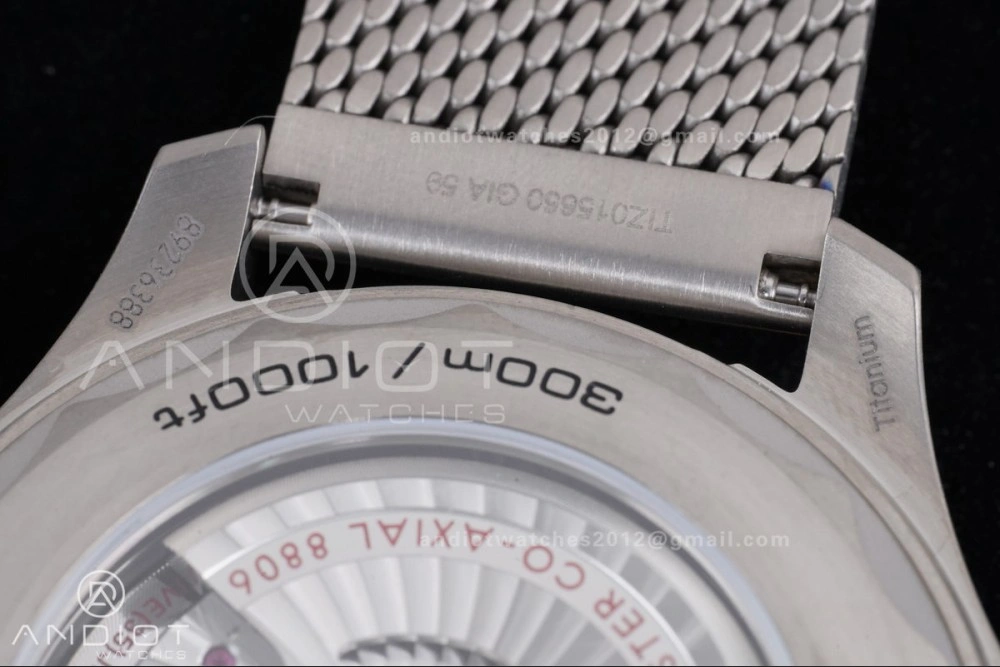 Seamaster 300M Diver Rose Gold VSF 1:1 Best Edition Green Dial on Mesh Bracelet A8806