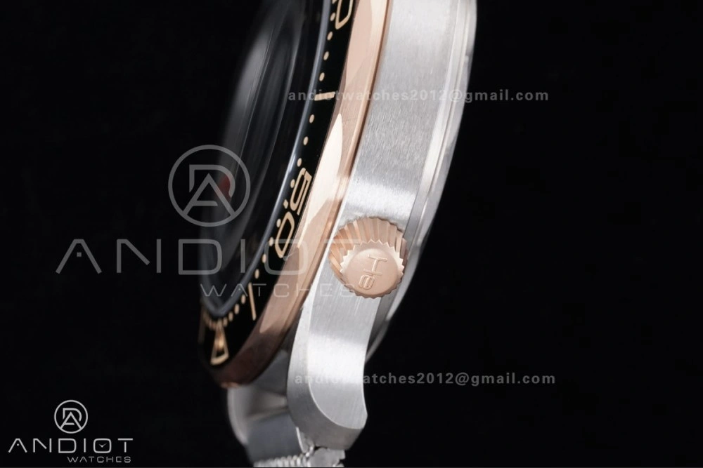 Seamaster 300M Diver Rose Gold VSF 1:1 Best Edition Green Dial on Mesh Bracelet A8806