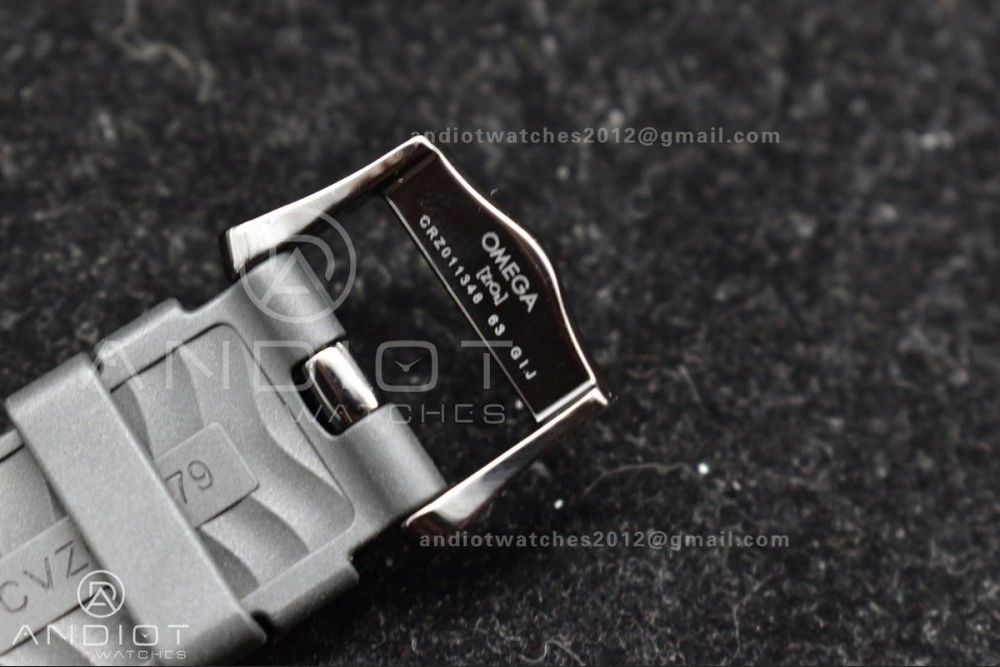 Seamaster 300m 43.5mm Black Ceramic VSF 1:1 Best Edition Black Dial on Black Rubber Strap A8806