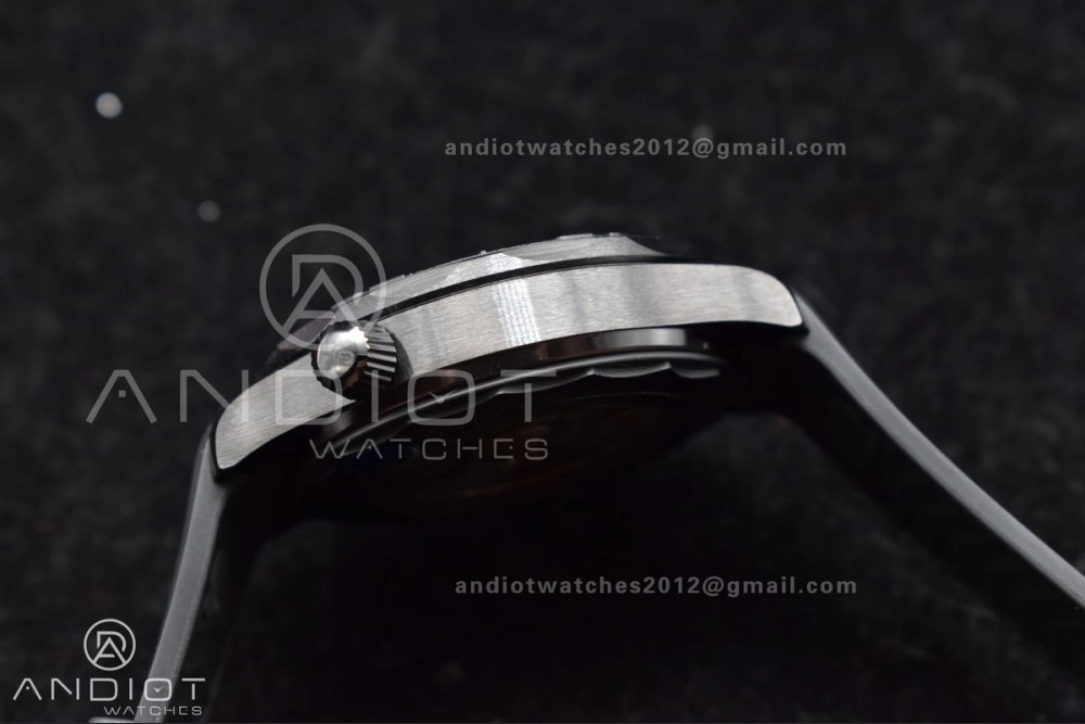 Seamaster 300m 43.5mm Black Ceramic VSF 1:1 Best Edition Black Dial on Black Rubber Strap A8806