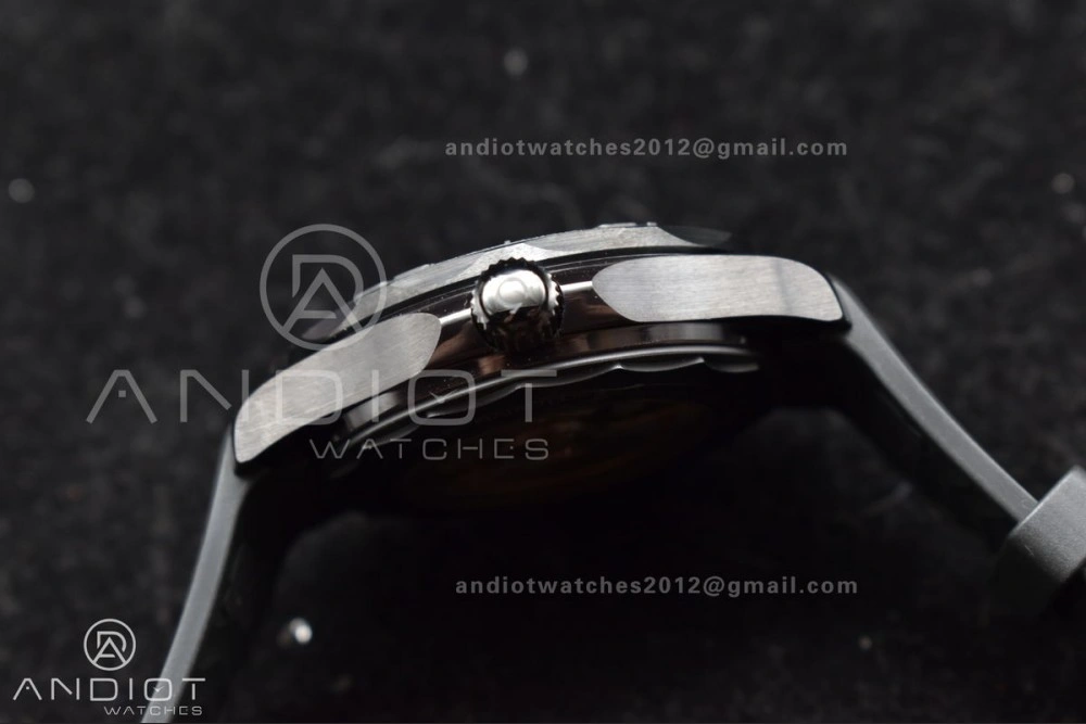 Seamaster 300m 43.5mm Black Ceramic VSF 1:1 Best Edition Black Dial on Black Rubber Strap A8806