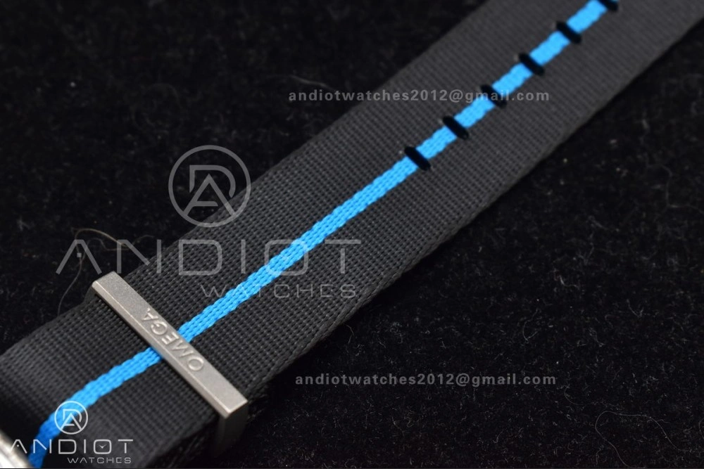 Seamaster 6000M Ultra Deep SS SBF 1:1 Best Edition Black Dial on Black Nylon Strap A8912 Super Clone