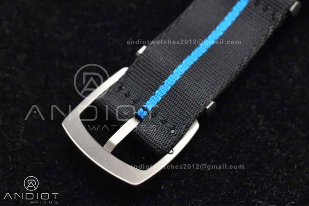 Seamaster 6000M Ultra Deep SS SBF 1:1 Best Edition Black Dial on Black Nylon Strap A8912 Super Clone