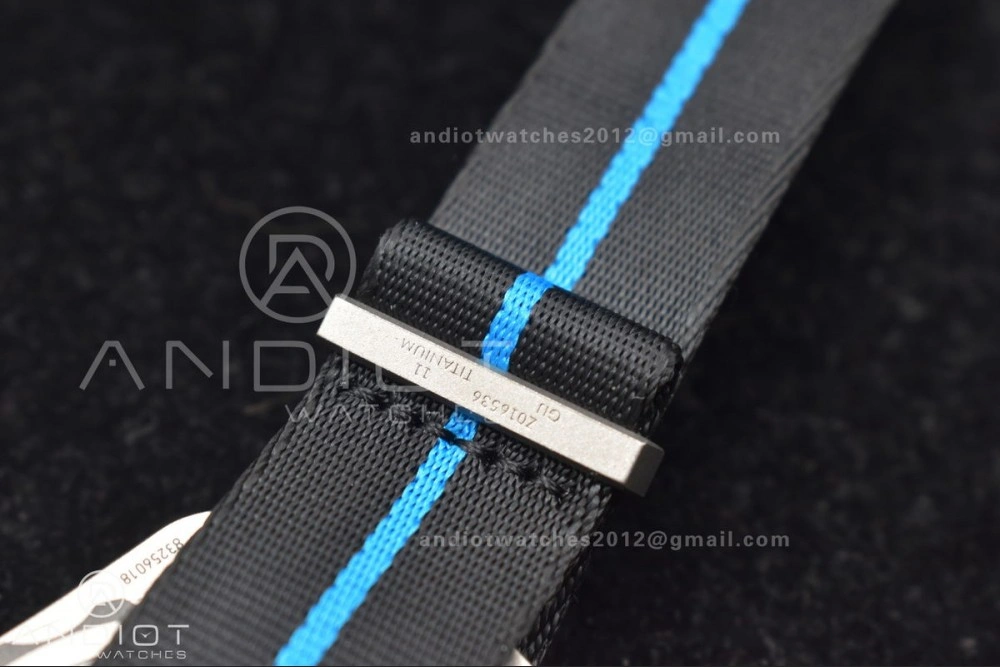 Seamaster 6000M Ultra Deep SS SBF 1:1 Best Edition Black Dial on Black Nylon Strap A8912 Super Clone