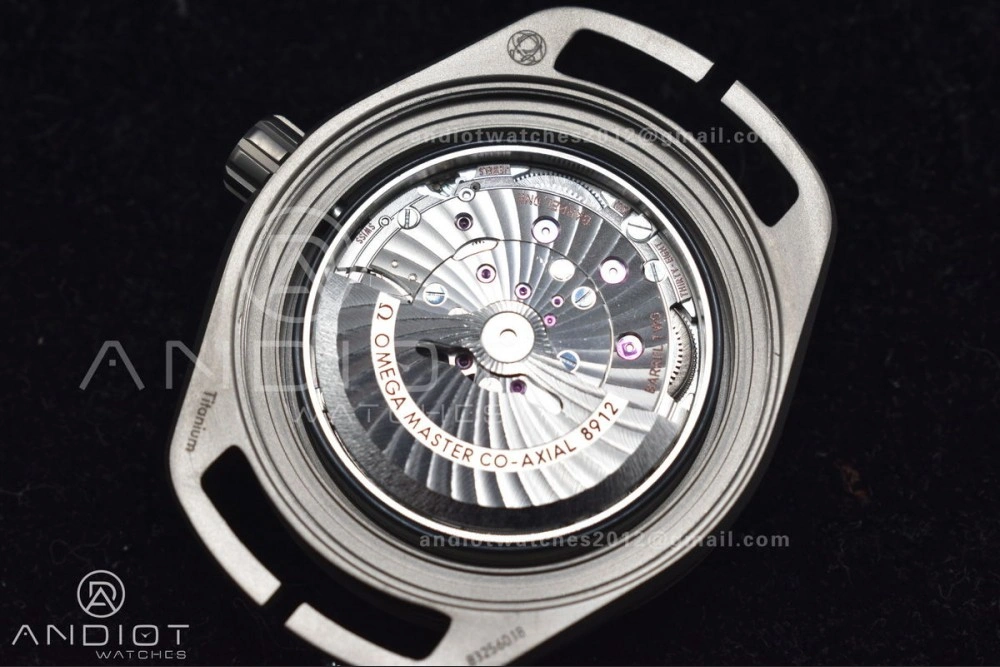 Seamaster 6000M Ultra Deep SS SBF 1:1 Best Edition Black Dial on Black Nylon Strap A8912 Super Clone