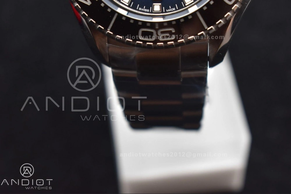 Seamaster 6000M Ultra Deep SS SBF 1:1 Best Edition Deep Blue Dial on SS Bracelet A8912 Super Clone