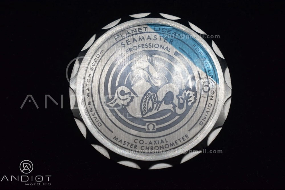 Seamaster 6000M Ultra Deep SS SBF 1:1 Best Edition Deep Blue Dial on SS Bracelet A8912 Super Clone