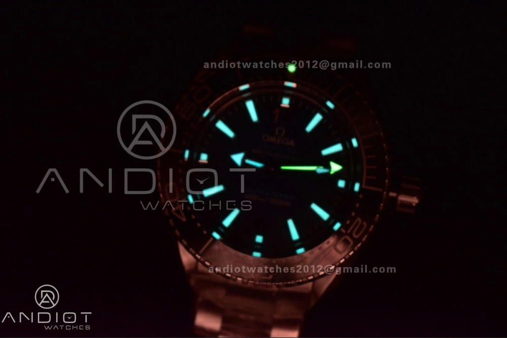 Seamaster 6000M Ultra Deep SS SBF 1:1 Best Edition Deep Blue Dial on SS Bracelet A8912 Super Clone