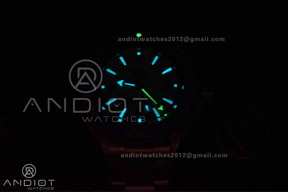 Seamaster 6000M Ultra Deep SS TF 1:1 Best Edition Blue Dial Black Ceramic Bezel on SS Bracelet A2824