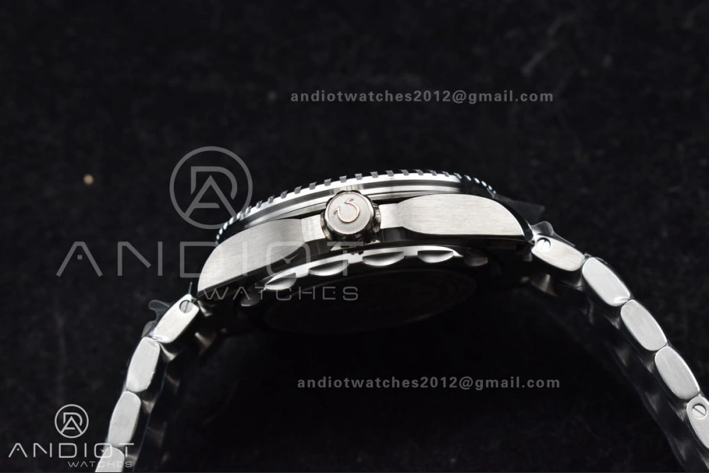 Seamaster 6000M Ultra Deep SS VSF 1:1 Best Edition Summer Blue Dial on SS Bracelet A8912 Super Clone