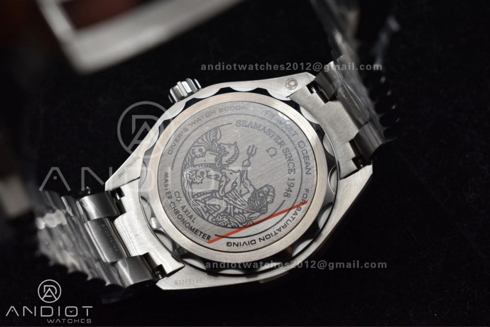 Seamaster 6000M Ultra Deep SS VSF 1:1 Best Edition Summer Blue Dial on SS Bracelet A8912 Super Clone