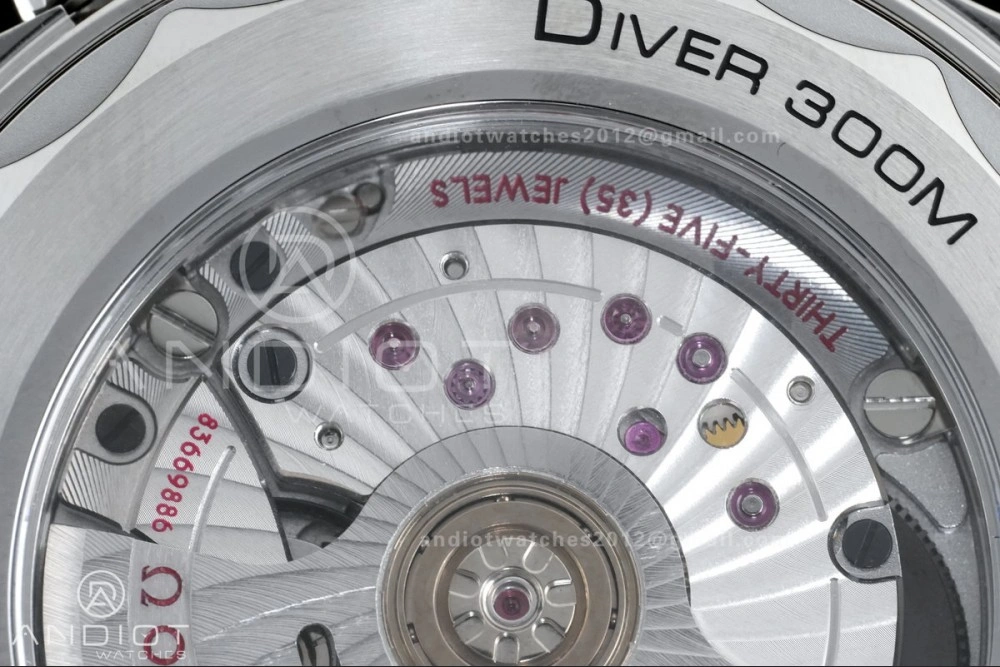 Seamaster Diver 300M Black Ceramic Bezel V4 VSF 1:1 Best Edition Black Dial On SS Bracelet Super Clone Asian 8800