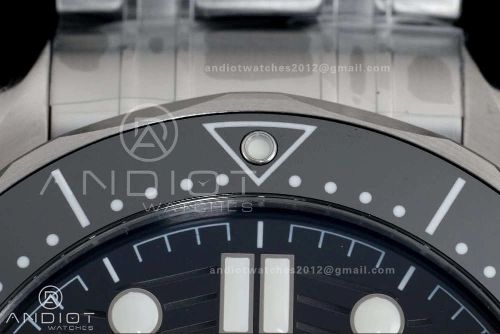 Seamaster Diver 300M Black Ceramic Bezel V4 VSF 1:1 Best Edition Black Dial On SS Bracelet Super Clone Asian 8800