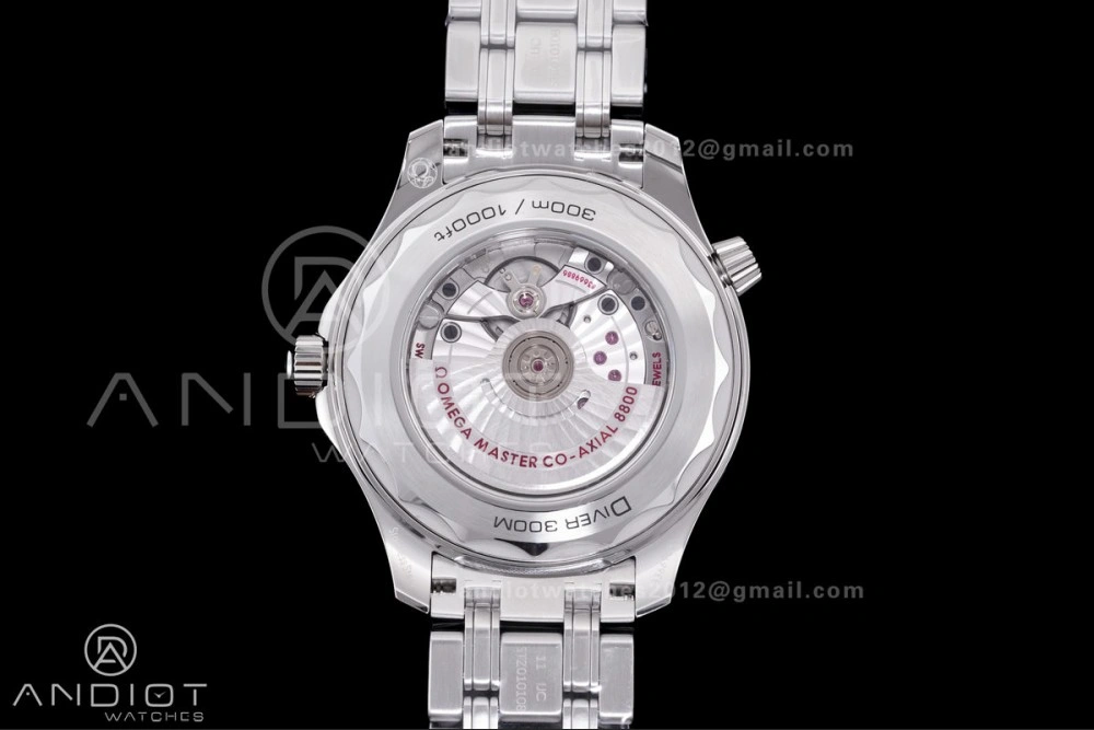 Seamaster Diver 300M Black Ceramic Bezel V4 VSF 1:1 Best Edition White Dial On SS Bracelet Super Clone Asian 8806