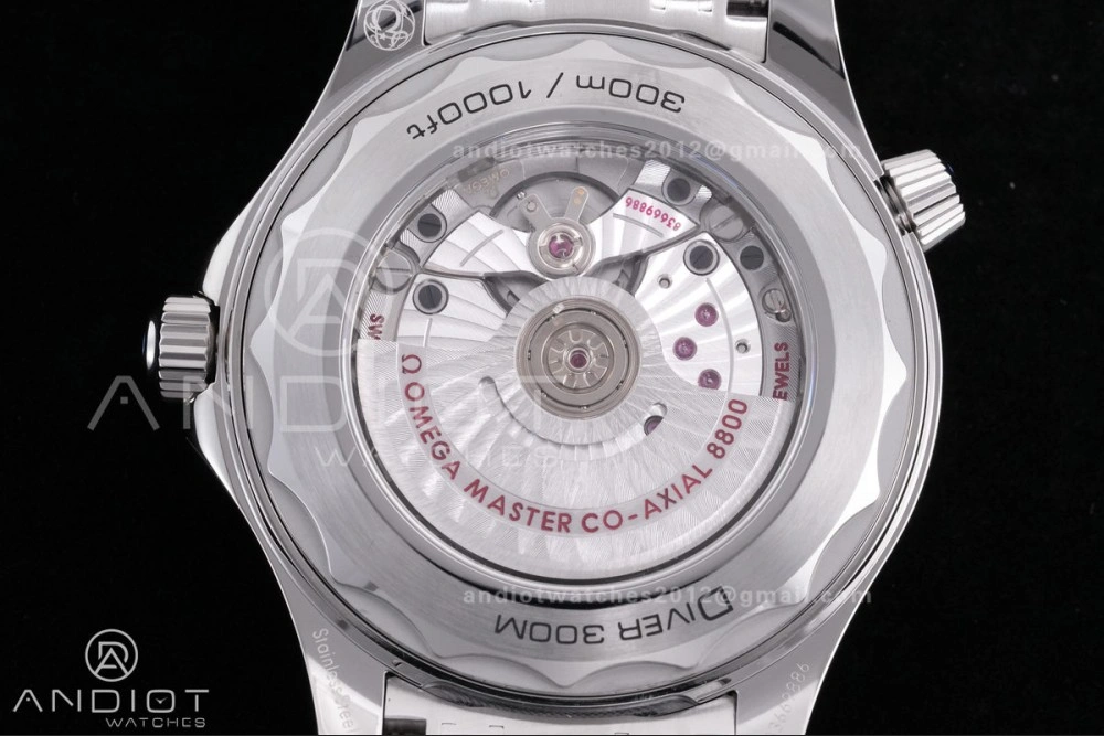 Seamaster Diver 300M Green Ceramic Bezel V4 VSF 1:1 Best Edition Green Dial On SS Bracelet Super Clone Asian 8800