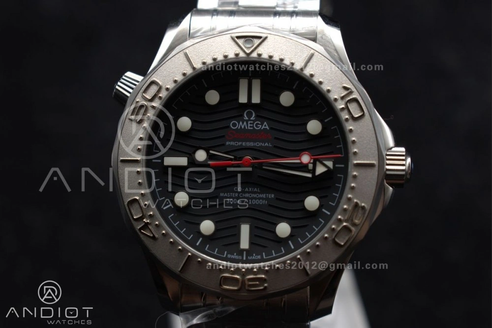 Seamaster Diver 300M Nekton VSF 1:1 Best Edition Black Dial on SS Bracelet A8806