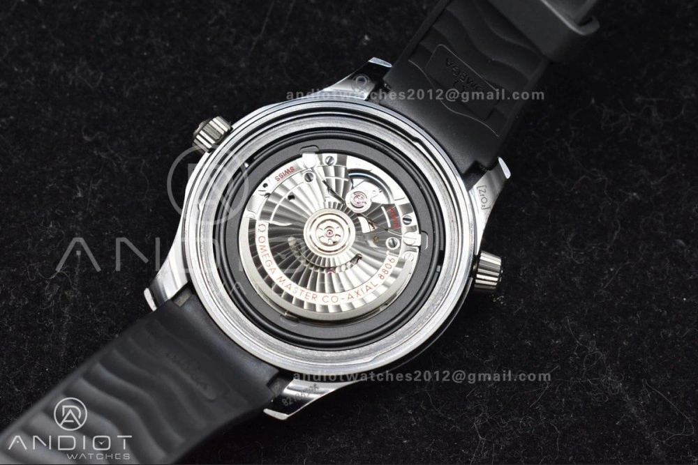 Seamaster Diver 300M PVD VSF Best Edition Black Dial on Black Rubber Strap A8806