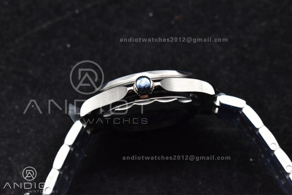 Seamaster Diver 300M SS Blue Ceramic Bezel VSF 1:1 Best Edition White Dial on SS Bracelet A2824