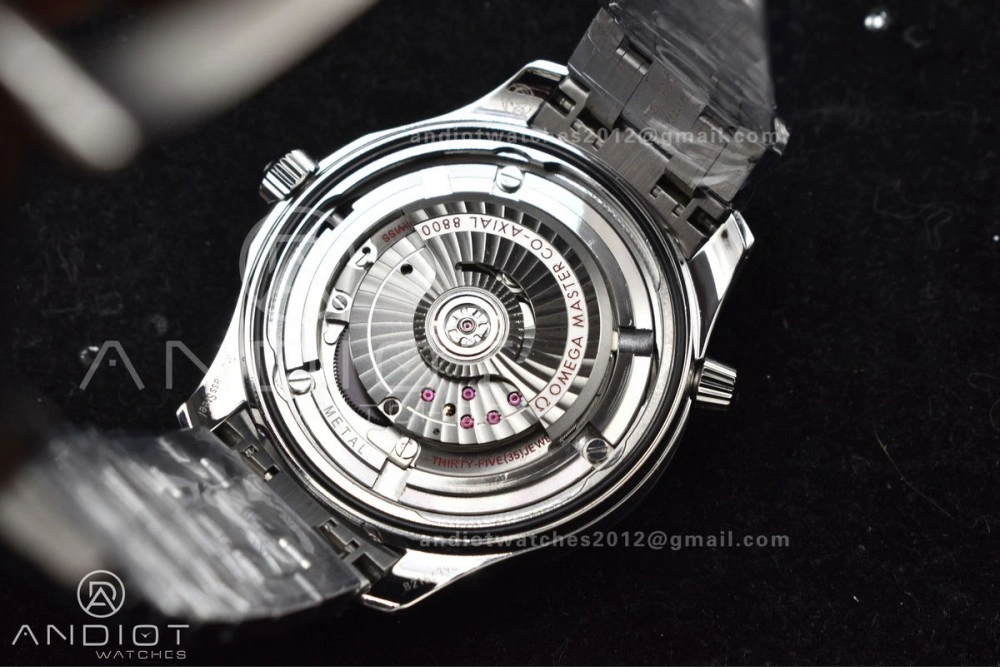 Seamaster Diver 300M SS Blue Ceramic Bezel VSF 1:1 Best Edition White Dial on SS Bracelet A2824