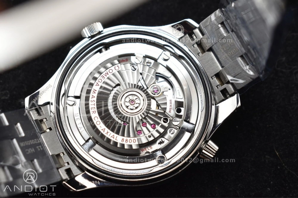 Seamaster Diver 300M SS Blue Ceramic Bezel VSF 1:1 Best Edition White Dial on SS Bracelet A2824