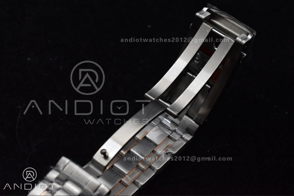 Seamaster Diver 300M SS RG VSF 1:1 Best Edition Black Ceramic Black Dial on SS Bracelet A8800