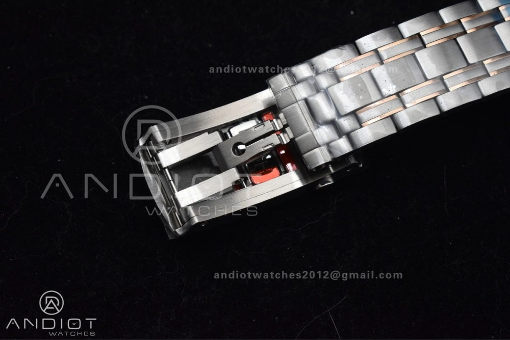 Seamaster Diver 300M SS RG VSF 1:1 Best Edition Black Ceramic Black Dial on SS Bracelet A8800