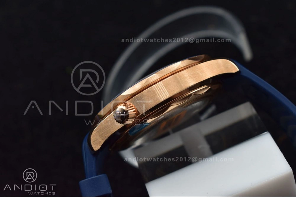 Seamaster Diver 300M SS RG VSF 1:1 Best Edition Blue Ceramic Blue Dial On SS Bracelet A8800