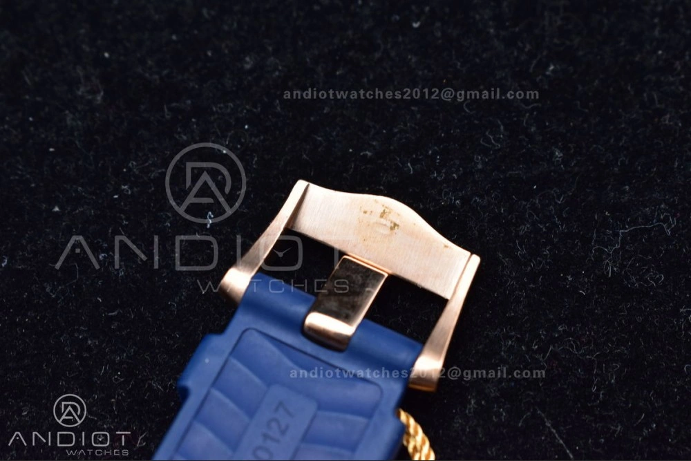 Seamaster Diver 300M SS RG VSF 1:1 Best Edition Blue Ceramic Blue Dial On SS Bracelet A8800