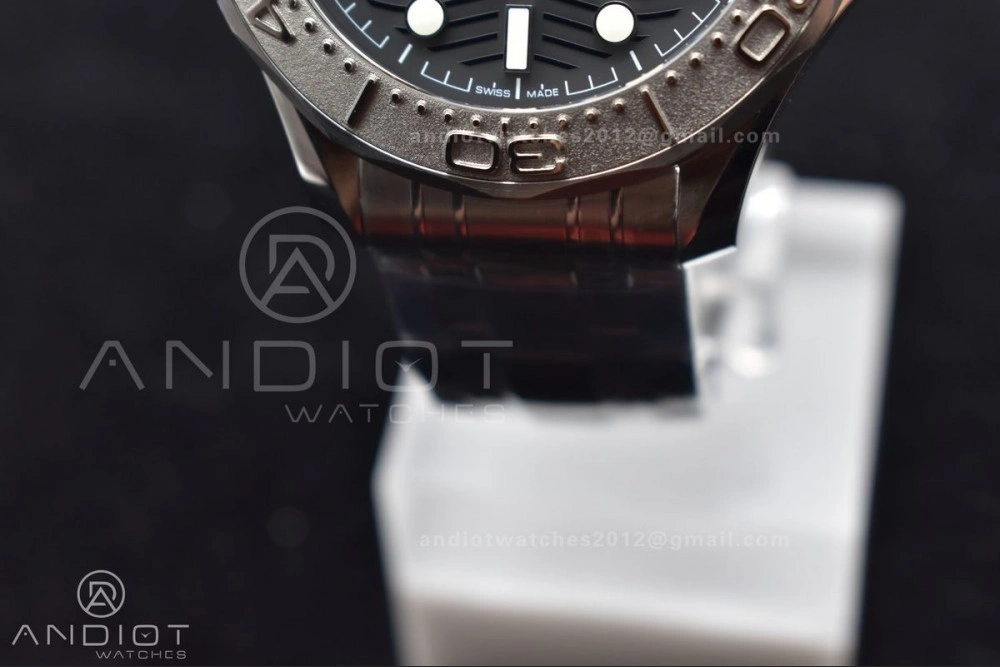 Seamaster Diver 300M VSF 1:1 Best Edition Black Ceramic Black Dial On SS Bracelet A8800