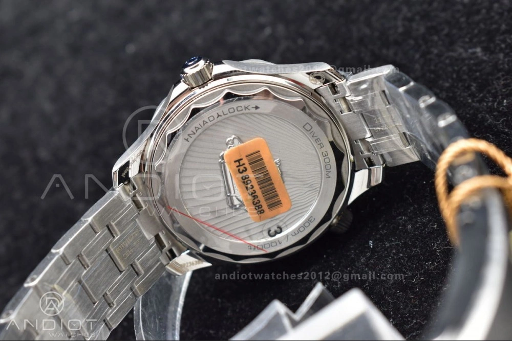 Seamaster Diver 300M VSF 1:1 Best Edition Black Ceramic Black Dial On SS Bracelet A8800