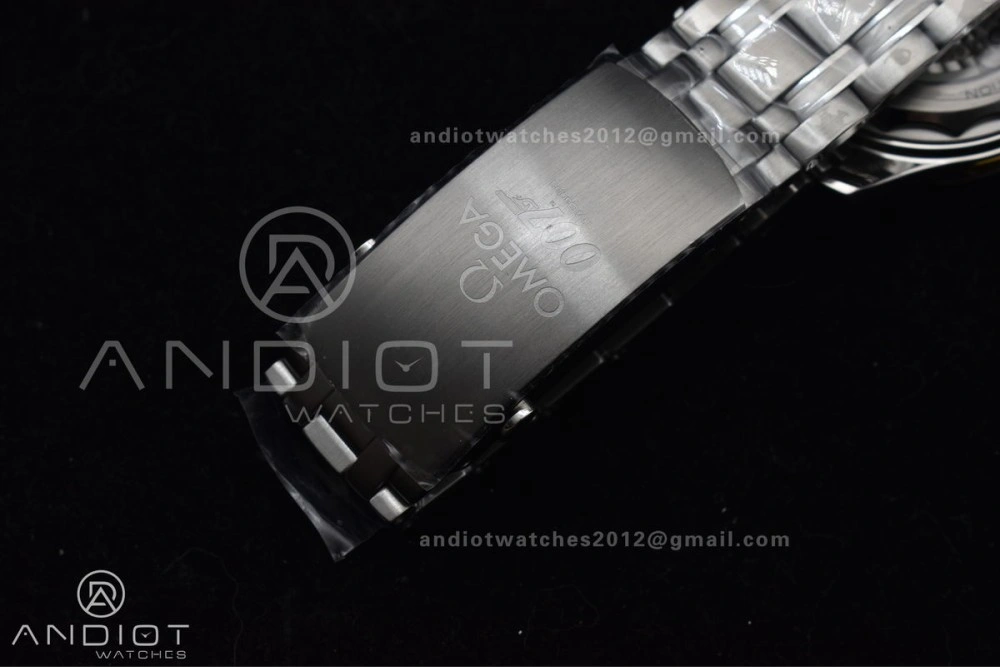 Seamaster Diver 300M VSF 1:1 Best Edition James Bond 007 Black Ceramic Black Dial On SS Bracelet A8800