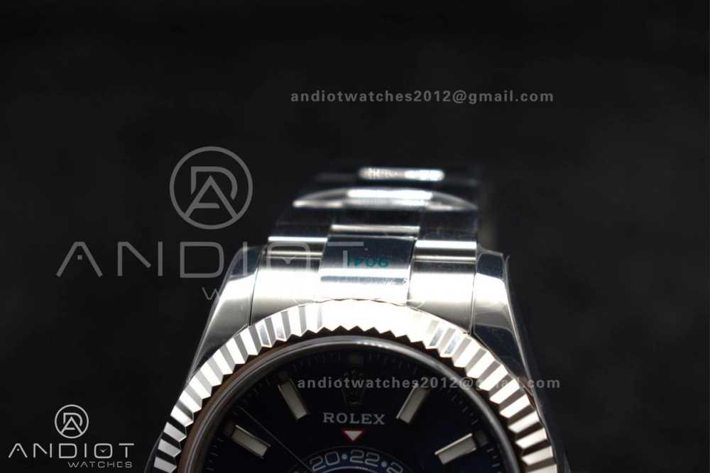 Sky-Dweller 326934 904L SS ZF 1:1 Best Edition Blue Dial on SS Bracelet A2824