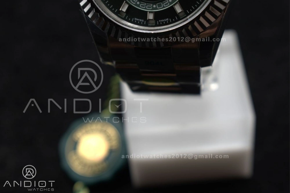 Sky-Dweller 326934 904L SS ZF 1:1 Best Edition Green Dial on SS Bracelet A2824
