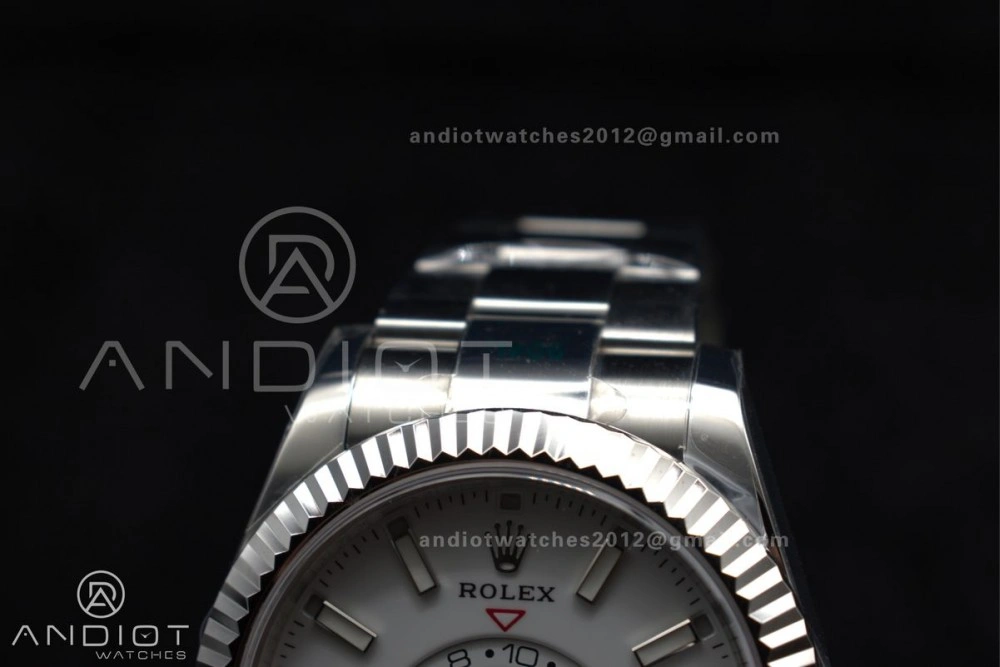 Sky-Dweller 326934 904L SS ZF 1:1 Best Edition White Dial on SS Bracelet A2824
