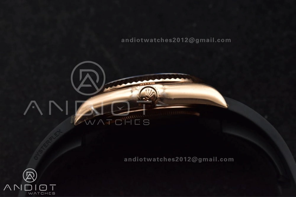 Sky-Dweller 336235 RG ZF 1:1 Best Edition Brown Dial on Oyster-flex Strap A23J (Gain Weight)