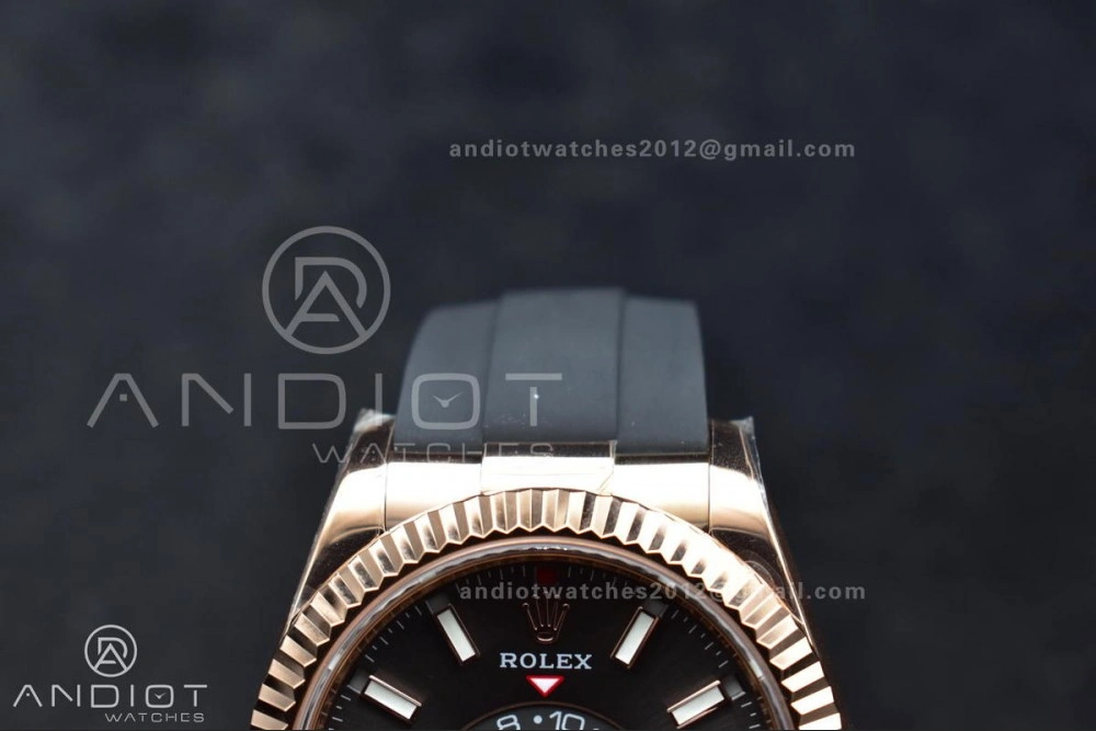 Sky-Dweller 336235 RG ZF 1:1 Best Edition Grey Dial on Oyster-flex Strap A23J (Gain Weight)