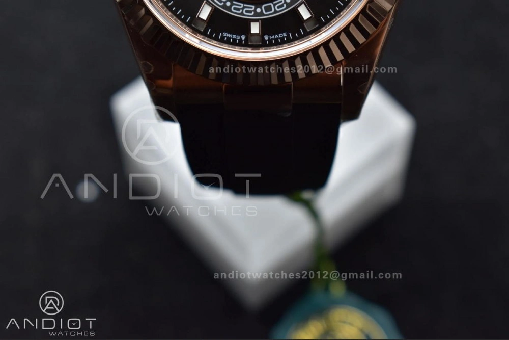 Sky-Dweller 336235 RG ZF 1:1 Best Edition Grey Dial on Oyster-flex Strap A23J (Gain Weight)