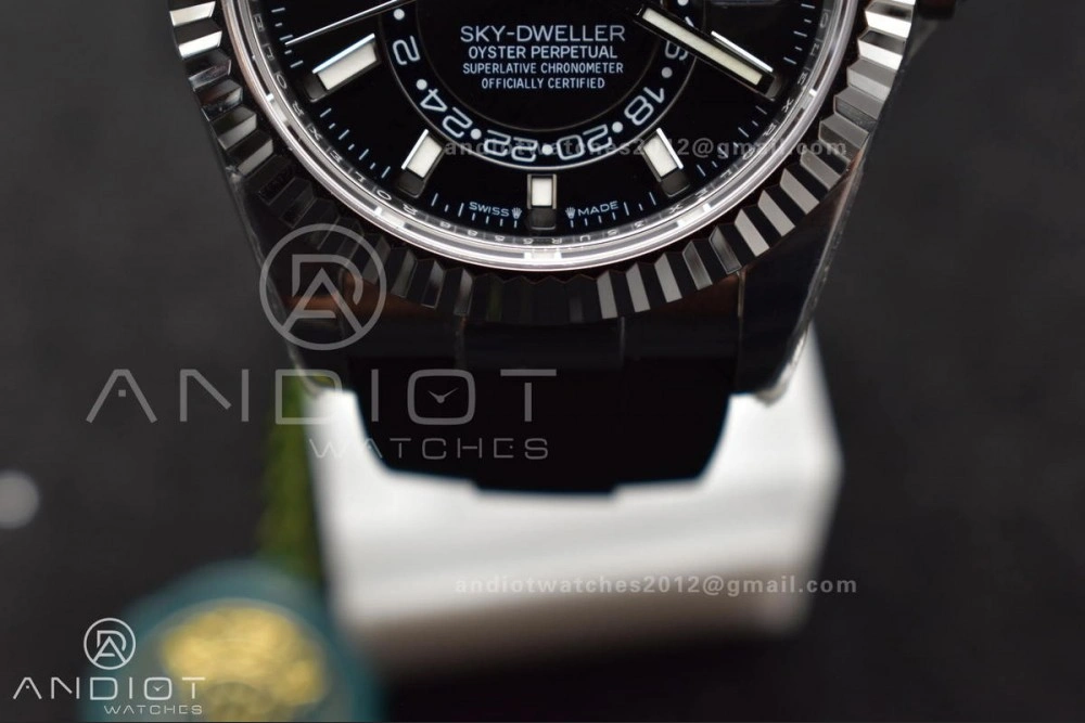 Sky-Dweller 336239 SS ZF 1:1 Best Edition Black Dial on Oysterflex Strap A23J (Gain Weight)