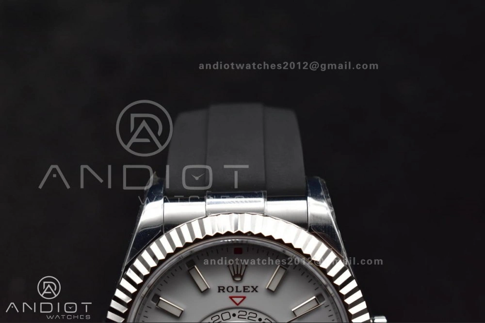 Sky-Dweller 336239 SS ZF 1:1 Best Edition White Dial on Oysterflex Strap A23J (Gain Weight)