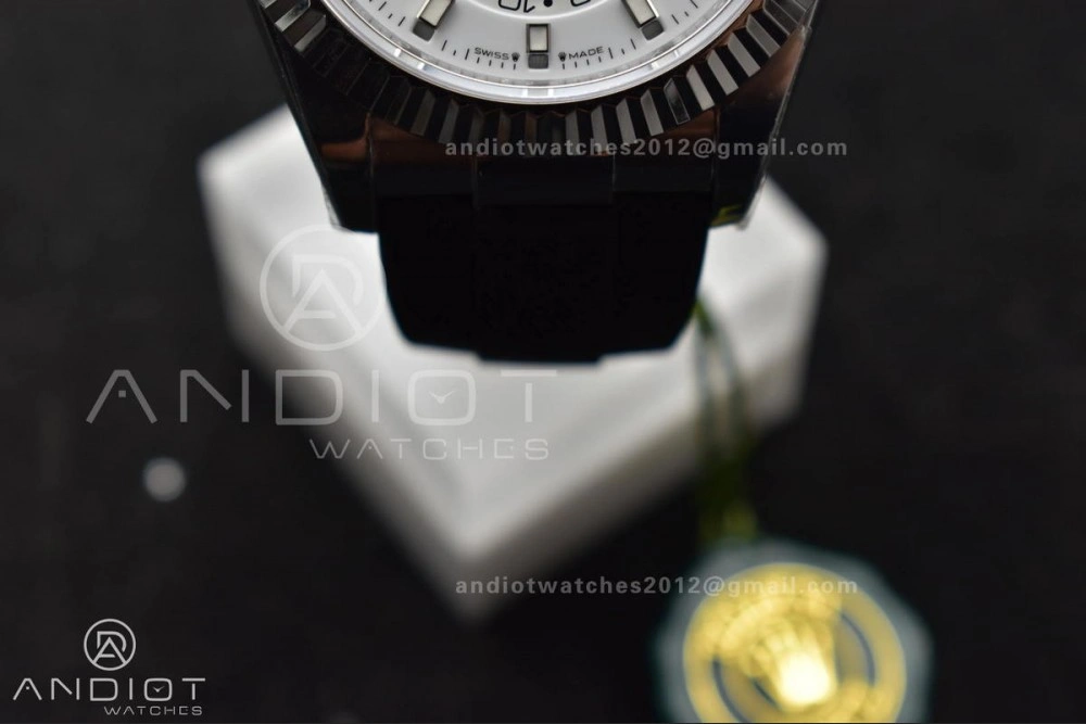 Sky-Dweller 336239 SS ZF 1:1 Best Edition White Dial on Oysterflex Strap A23J (Gain Weight)