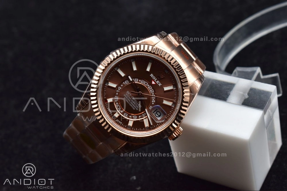Skydweller RG Noob Best Edition Brown Dial on RG Bracelet A23J
