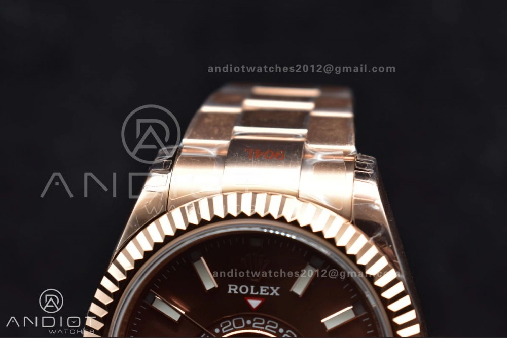Skydweller RG Noob Best Edition Brown Dial on RG Bracelet A23J