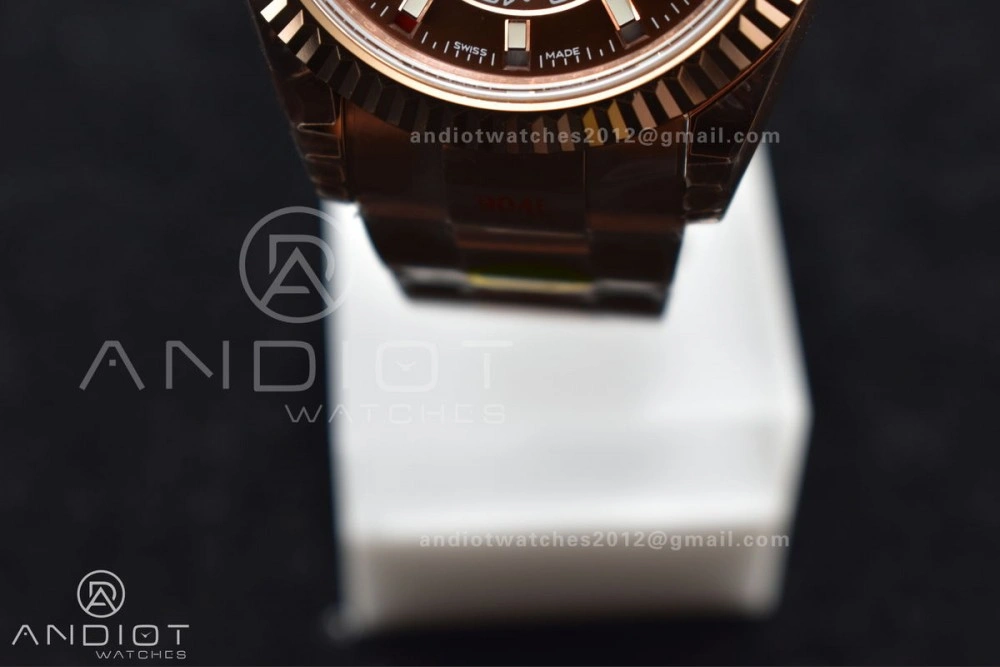 Skydweller RG Noob Best Edition Brown Dial on RG Bracelet A23J