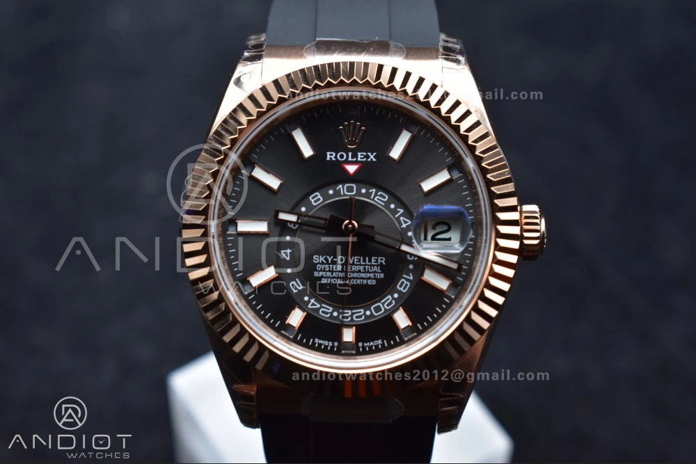 Skydweller RG Noob Best Edition Gray Dial on Oysterflex Strap A23J