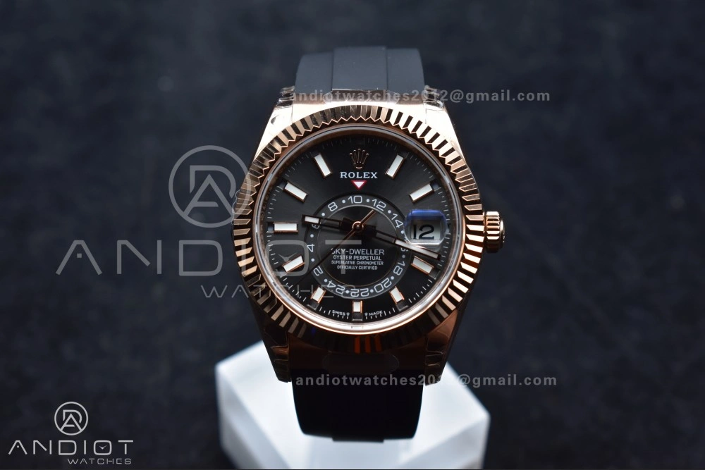 Skydweller RG Noob Best Edition Gray Dial on Oysterflex Strap A23J